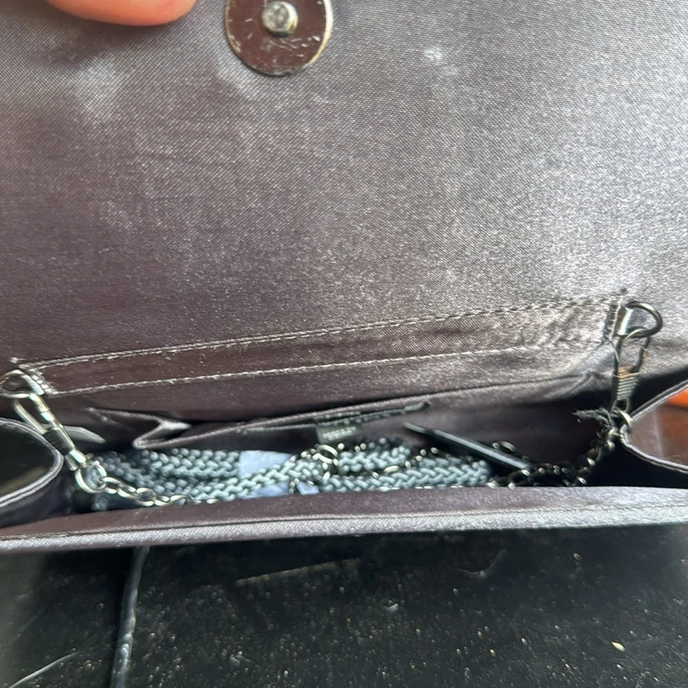 Sparkling Silver Clutch
